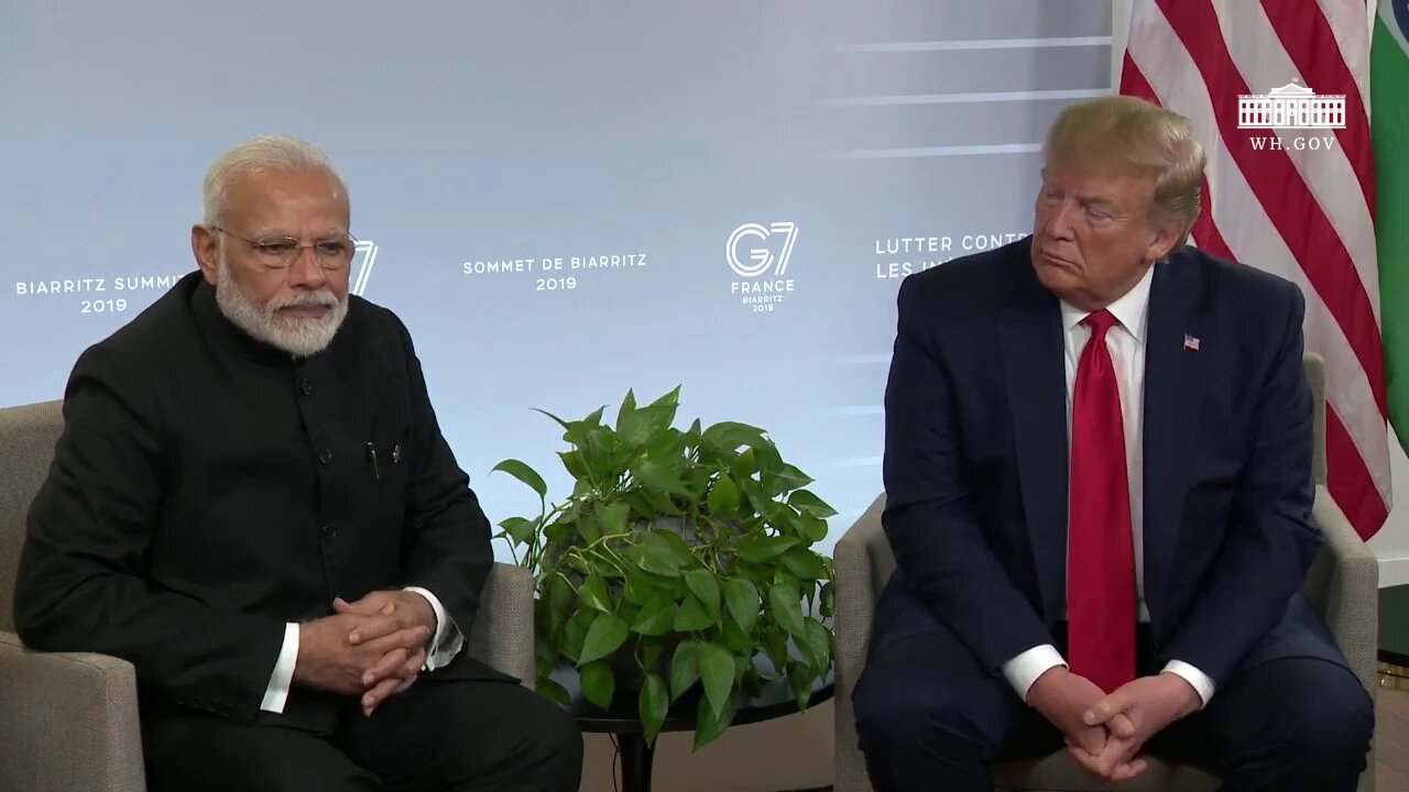 President Trump Participates in a Bilateral Meeting with the Prime Minister of the Republic of India