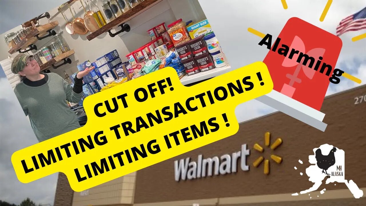 Walmart CUT OFF MY TRANSACTION | NOT AN APRIL FOOLS JOKE | limiting transactions and items| 4-1-2022