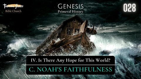 Noah's Faithfulness | Genesis 7:1-5