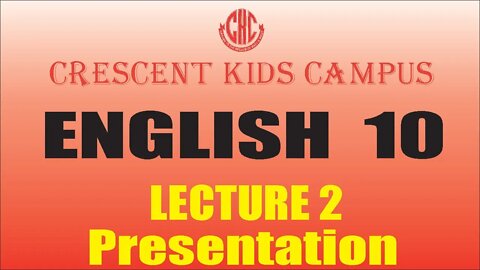 English 10th Presentation 3