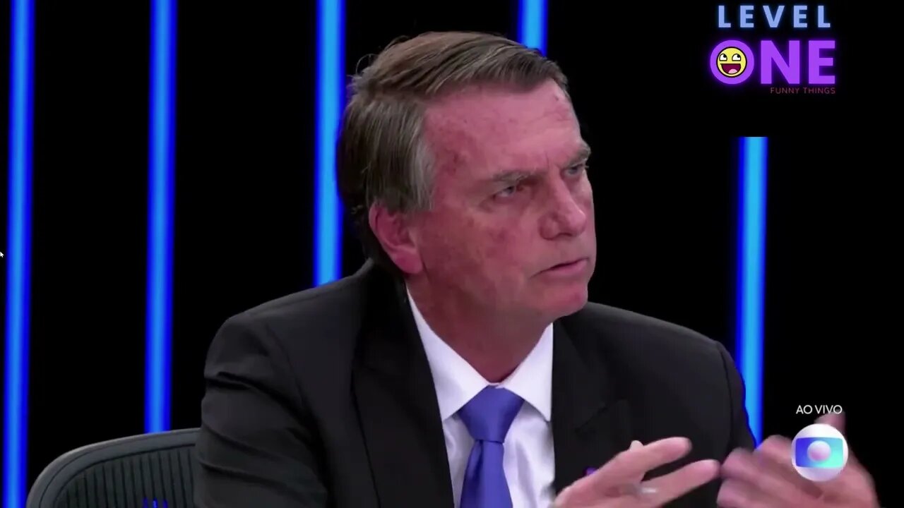 Bolsonaro no Jornal Nacional Globo 22/08/2022 Level One