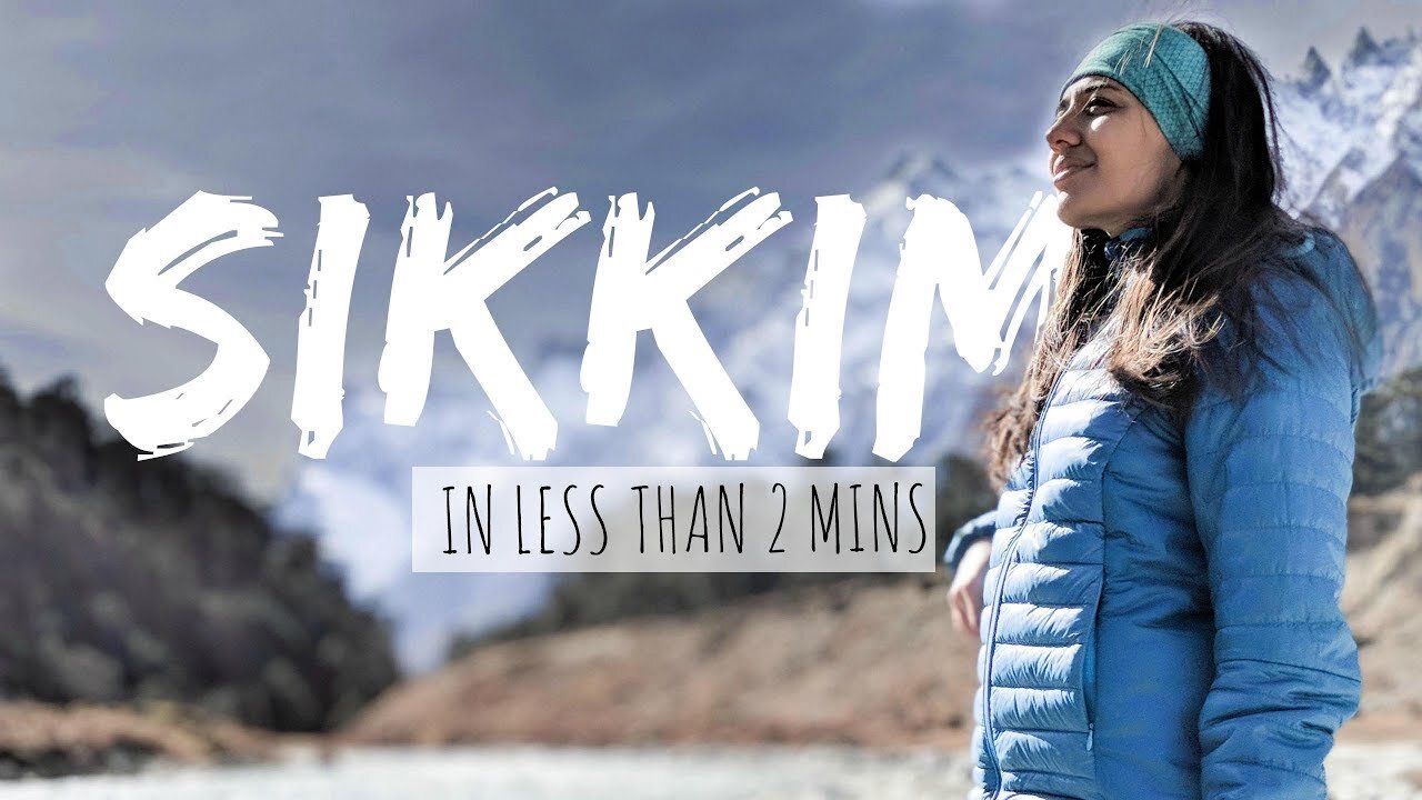 SIKKIM IN LESS THAN 2 MINS! Prelude to Sikkim Travel Vlog | Travel Movie
