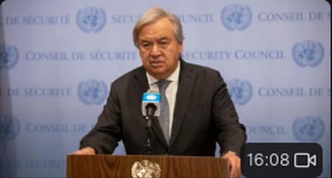 Guterres an #Israel; #Völkerrecht kein Menü à la carte!