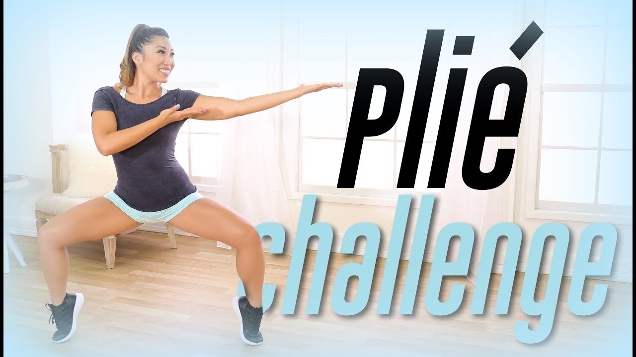 Plie Squat Challenge! | Best Thigh Workout