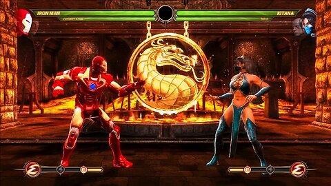 Iron Man And Van Damme MK1 Vs Kitana - Mortal Kombat 9 Mod