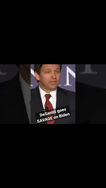 DeSantis goes SAVAGE on Biden #shorts