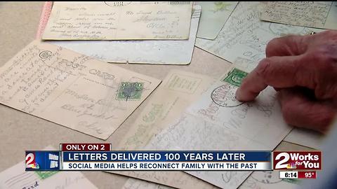 Letters delivered 100 Years later