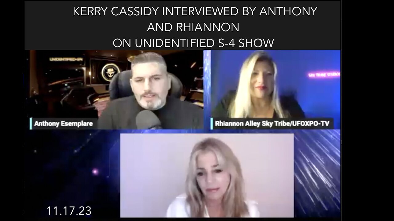 KERRY INTERVIEWED BY ANTHONY AND RHIANNON FROM UNIDENTIFIED S4