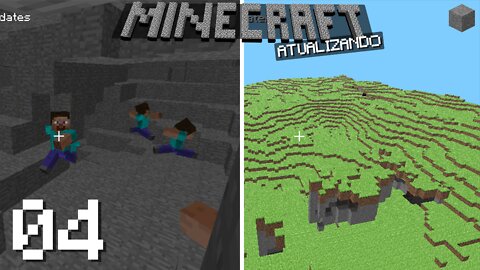 RECOMEÇO E CAVERNAS NO MINECRAFT CLÁSSICO