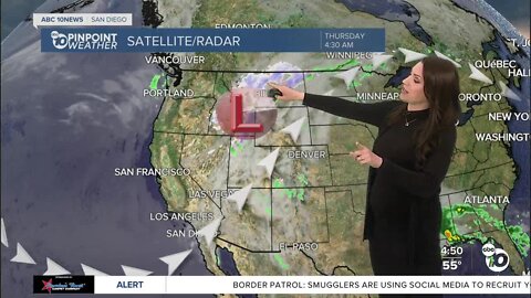 ABC 10News Pinpoint Weather with Meteorologist Megan Parry