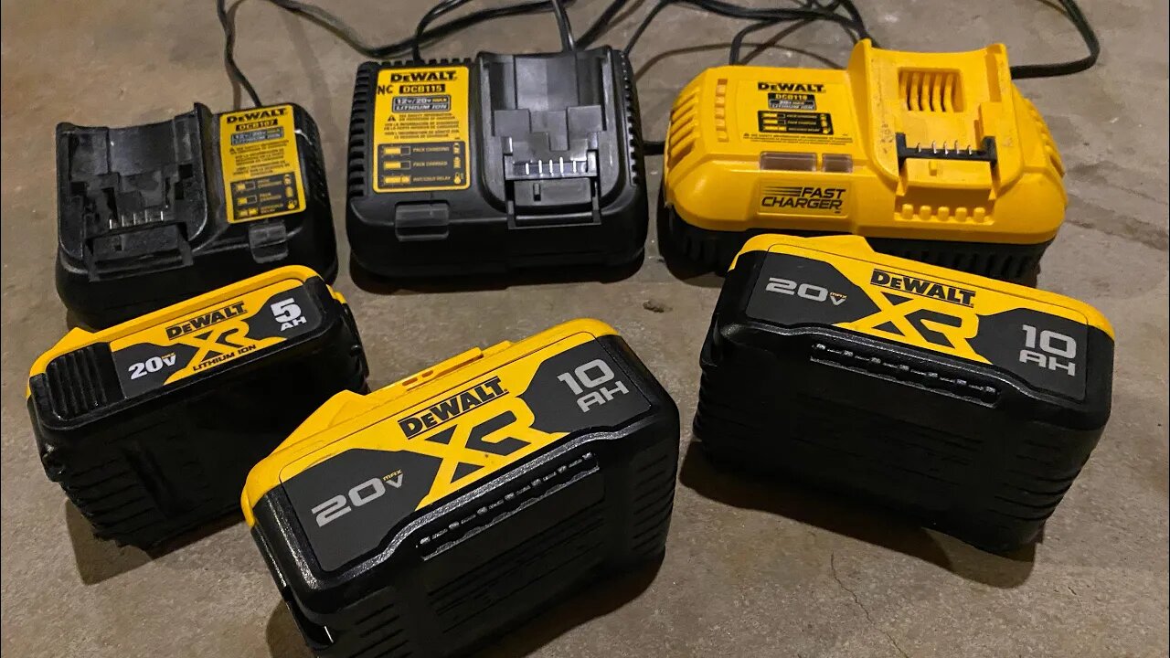 DeWalt Battery Charger Comparison￼!￼