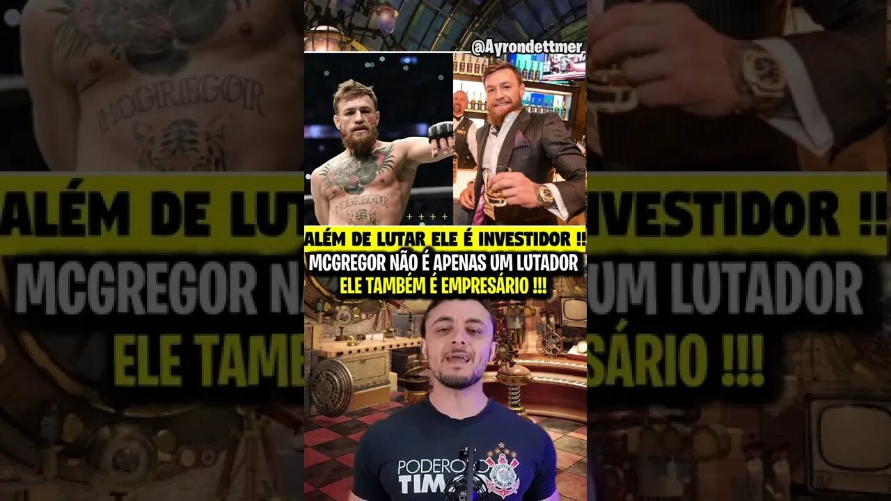 MCGREGOR É EMPRESÁRIO