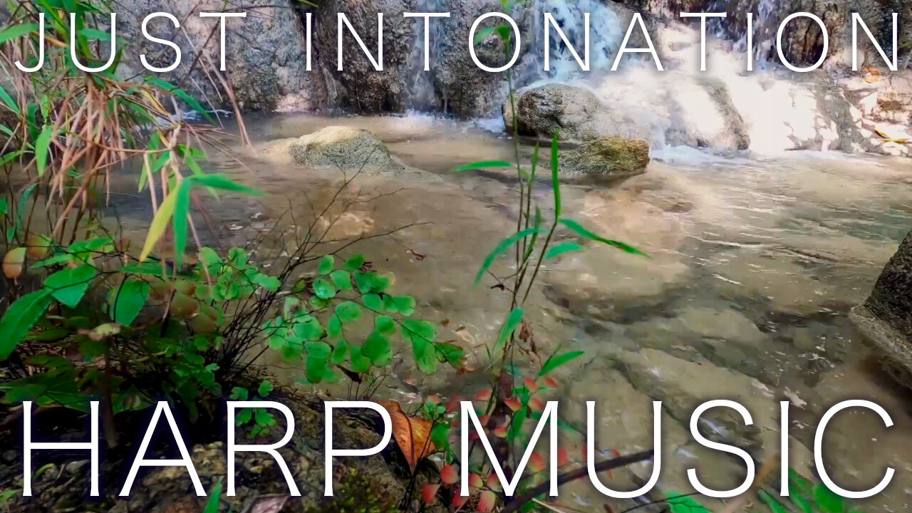 Just Intonation Music / Single Loop 🌿Gently Snuggle Up Harp Music #36 🌿 A=432hz