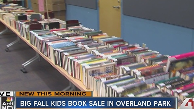 The BIG Fall Kids Book Sale in Overland Park is underway