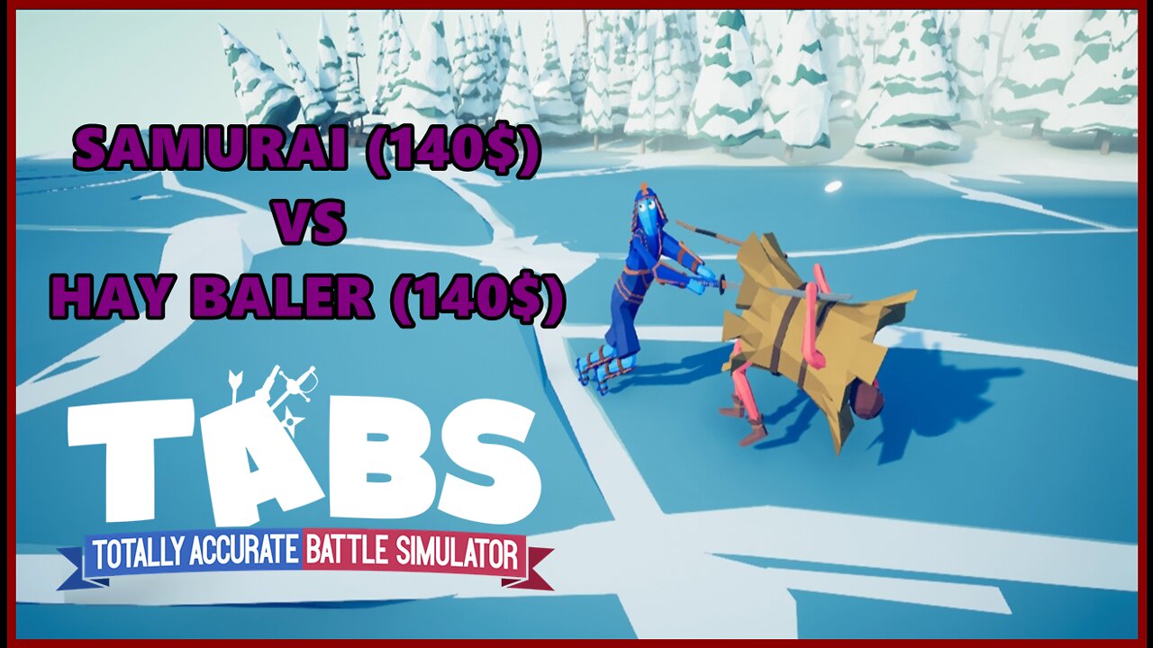 Hay Baler vs Samurai ( Same Cost ) [ Totally Accurate Battle Simulator ]