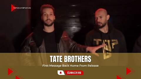 Tate Brothers Message Back Home From Detention