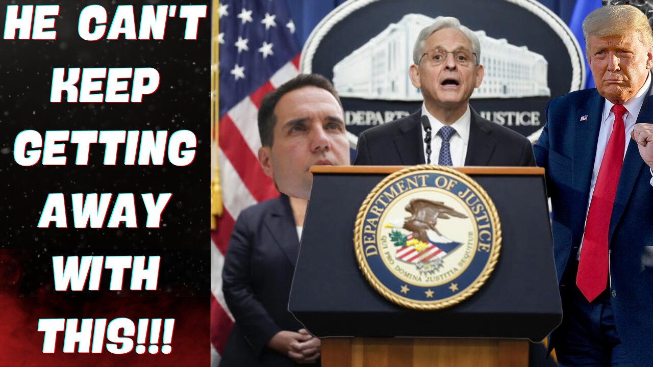 Merrick Garland Just Can't Quit Trump, Names Special Counsel Jack Smith to GET HIM THIS TIME!