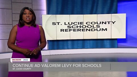 What is St. Lucie County schools referendum?