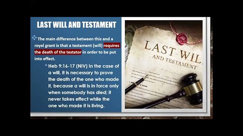 Covenants Part 11a - The New Covenant