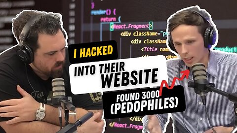 Ryan Montgomery @561predcatchers shares the wild story of how he hacked into pedophilic website.