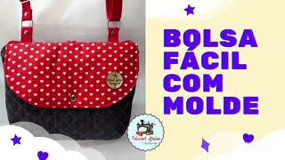 Bolsa Mais Fácil do Mundo -Tiracolo Iniciantes - Faça e Venda! #byviviansol #bolsafacil