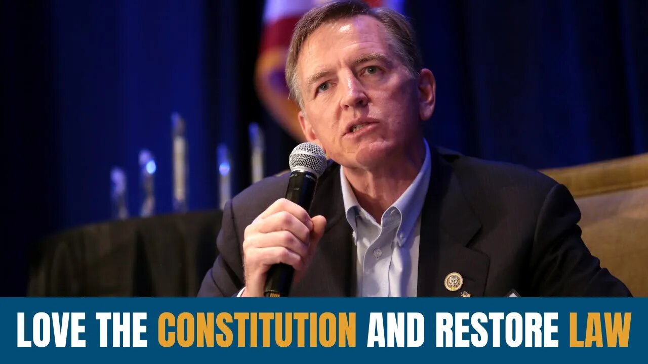 Arizona U.S. Representative Paul Gosar: We Need to Return to Equal Application of the Law