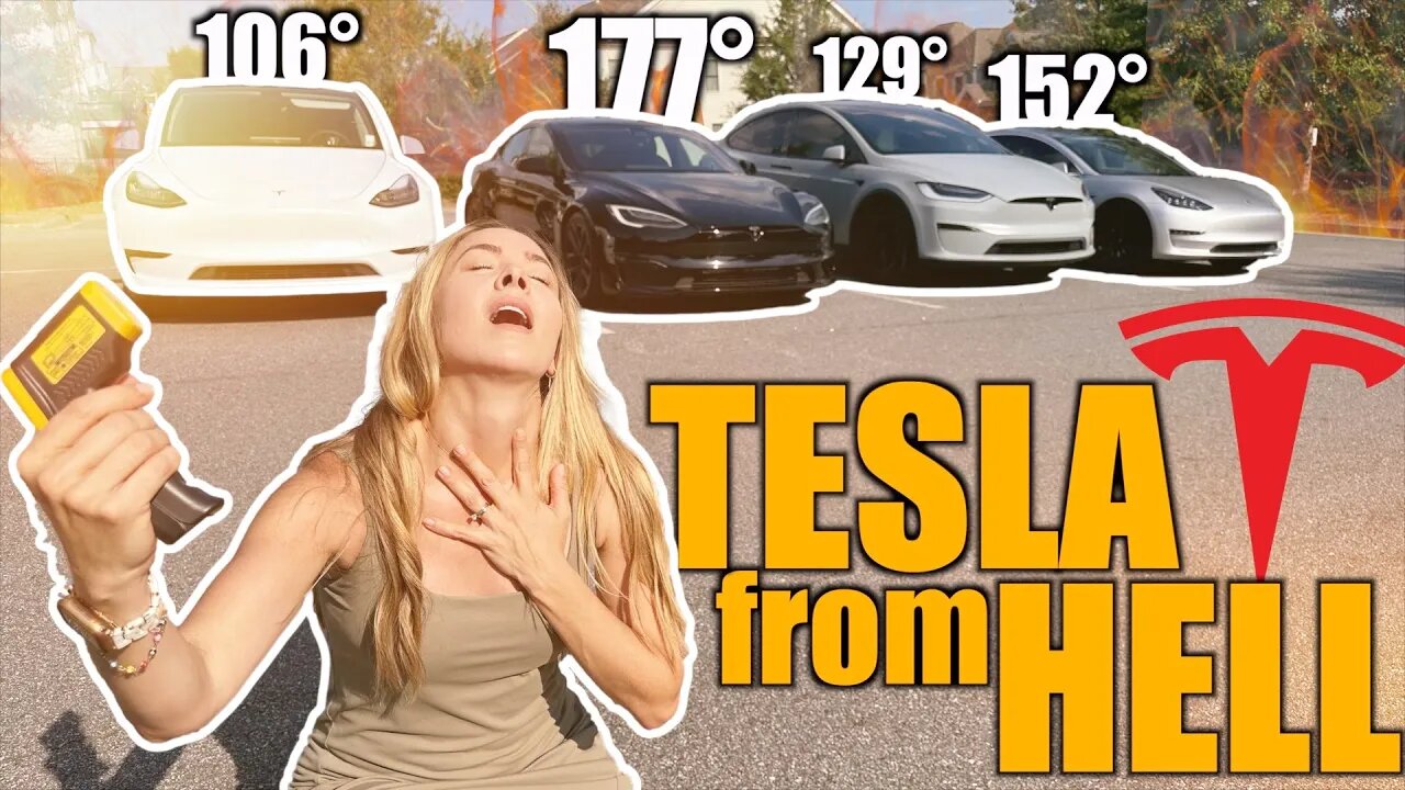 How EXTREME Heat Impacts Your Tesla | Color, Tint, Interior Tested
