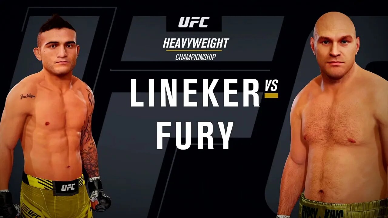 EA Sports UFC 4 Gameplay Tyson Fury vs John Lineker