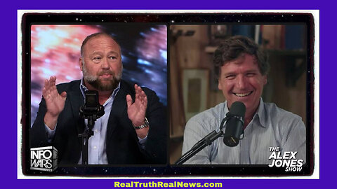 📢💥 EXCLUSIVE Interview - Alex Jones and Tucker Carlson Chat About WW3, President Trump, the Battle Between Good and Evil