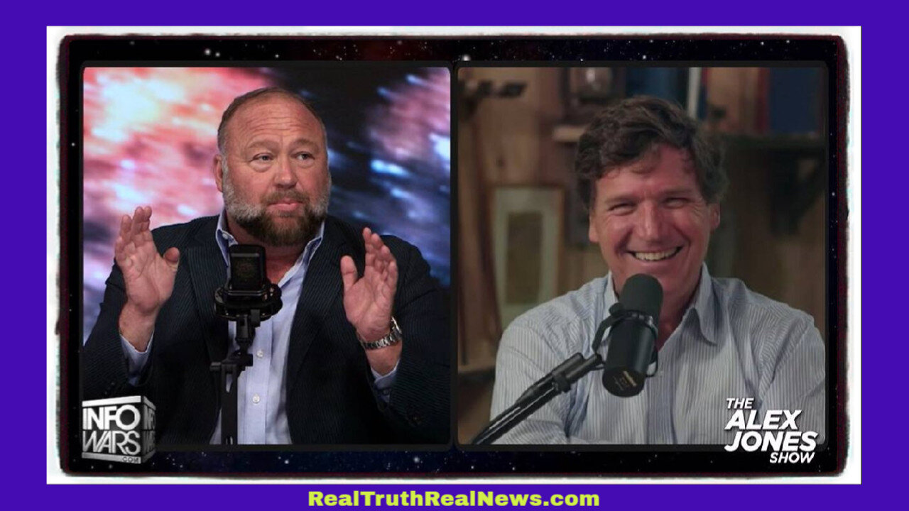 📢💥 EXCLUSIVE Interview - Alex Jones and Tucker Carlson Chat About WW3, President Trump, the Battle Between Good and Evil