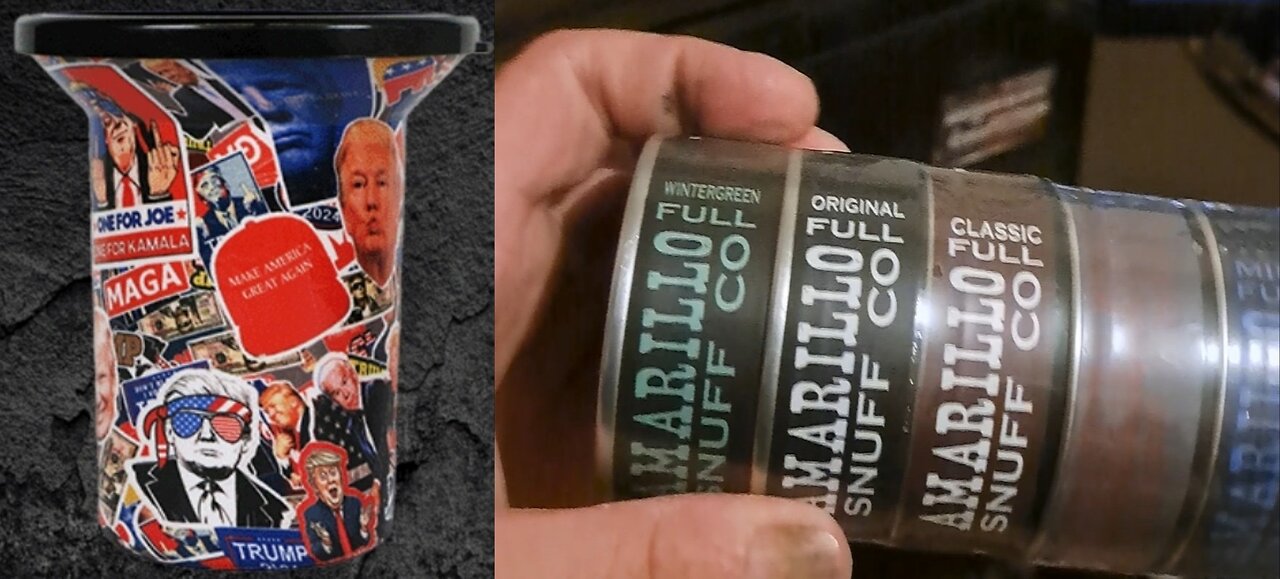 Amarillo Tobacco Free Dip and Ultra MAGA Mud Jug Review (Mystery can solved!)