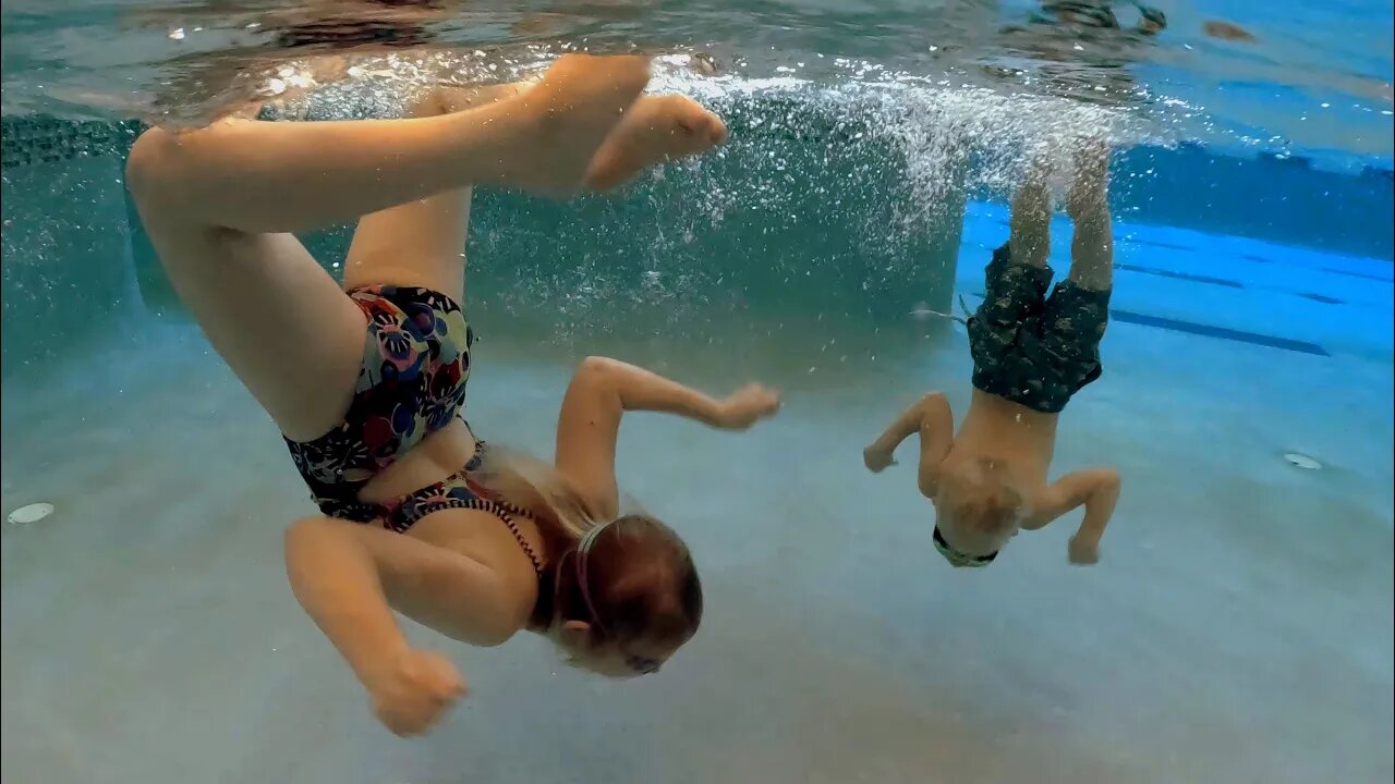 Breath Hold and Flips Underwater