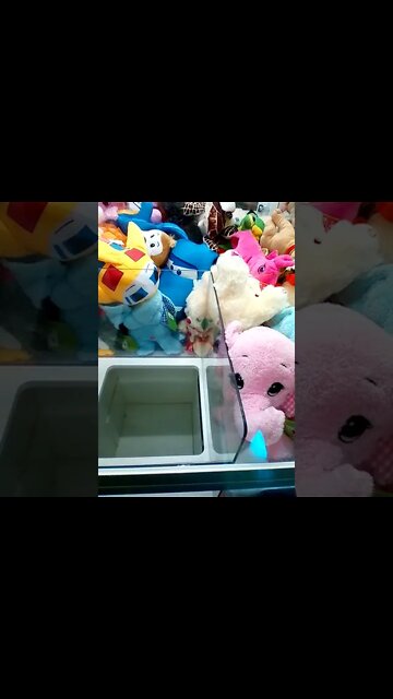 pegando urso pelucia na maquina 1 #shorts