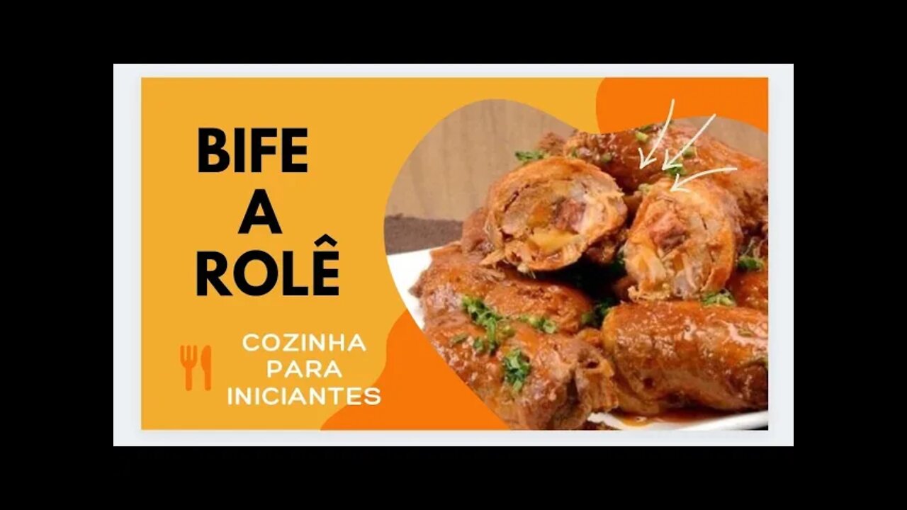 BIFE A ROLÊ NA PRESSÃO - COZINHA PARA INICIANTES - SIMPLES, FÁCIL, RÁPIDO E MACIO - DELICIOSO