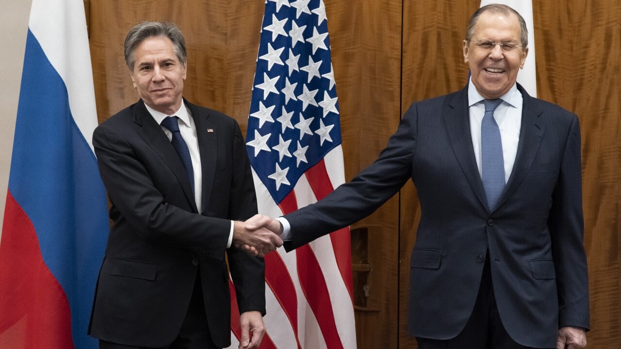 U.S. Secretary Of State Meets With Russian Diplomat Over Ukraine