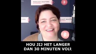 Hou jij het langer vol dan 30 minuten? Mirjam Hegger trailer Aflevering 131