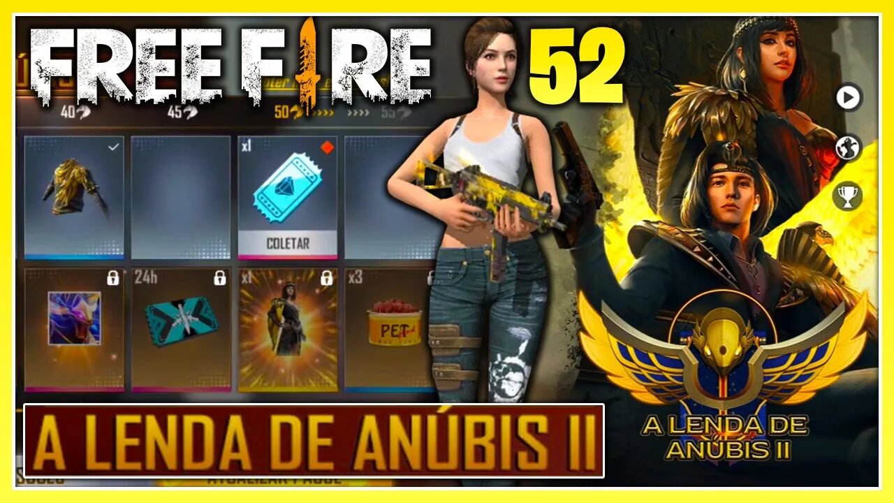 Free Fire | Passe de Outubro de 2020 até 52 Emblemas