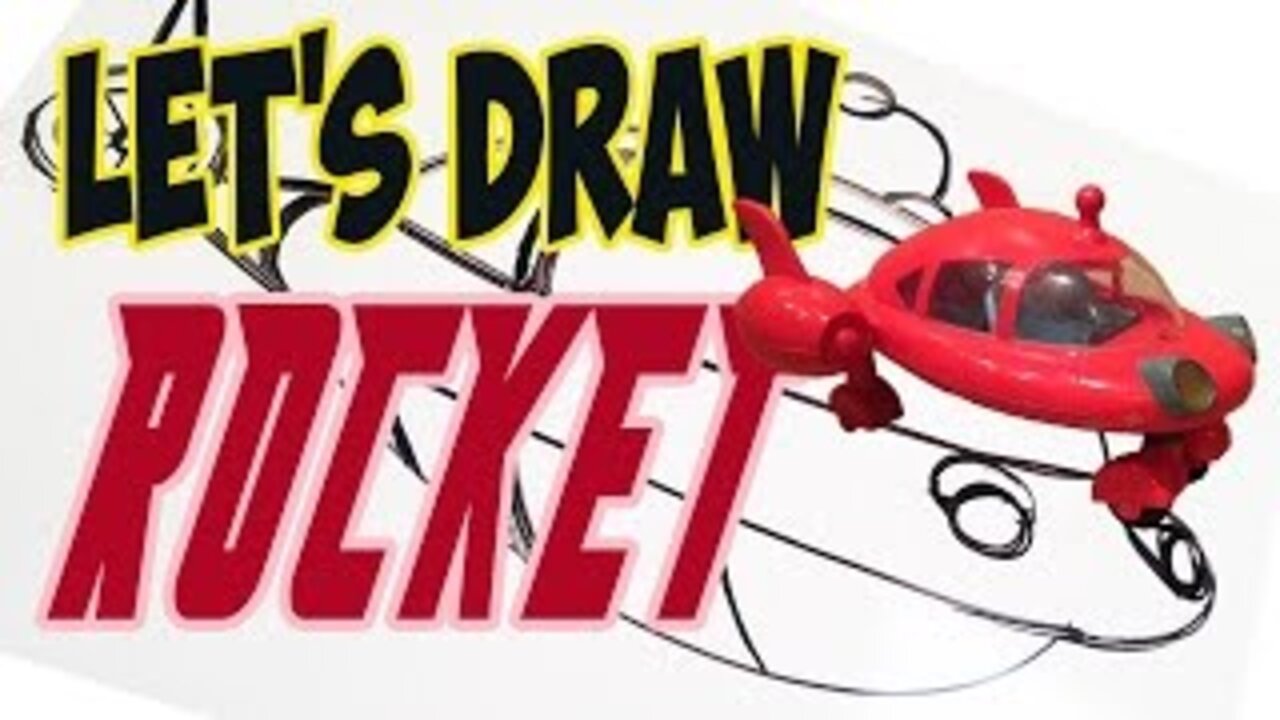 Drawing Rocket from The Little Einsteins! (Basic shapes and lines)