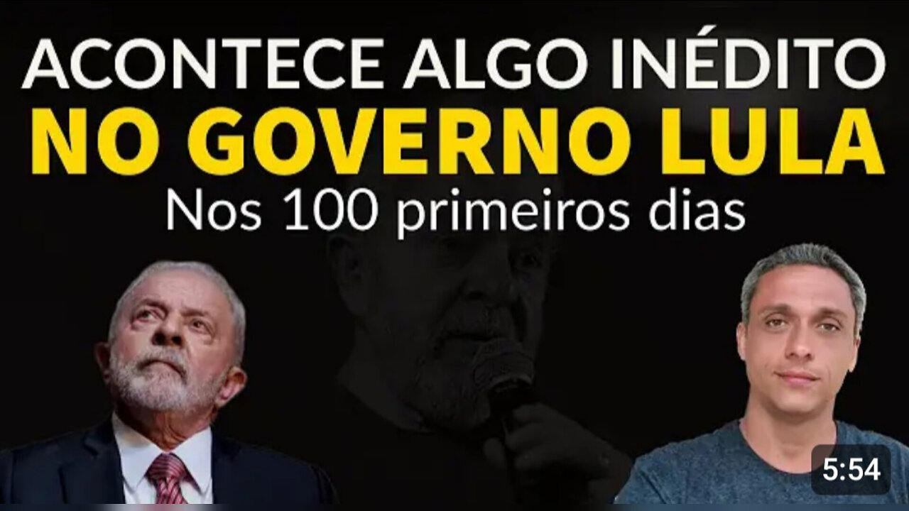 LULA's mismanagement achieved something unprecedented in its first 100 days - Brazil is back!