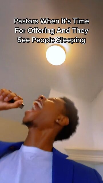 Pastors Waking People Up For Offering