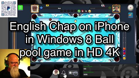 English Chap on iPhone in Windows 8 Ball pool game in HD 4K 🎱🎱🎱 8 Ball Pool 🎱🎱🎱