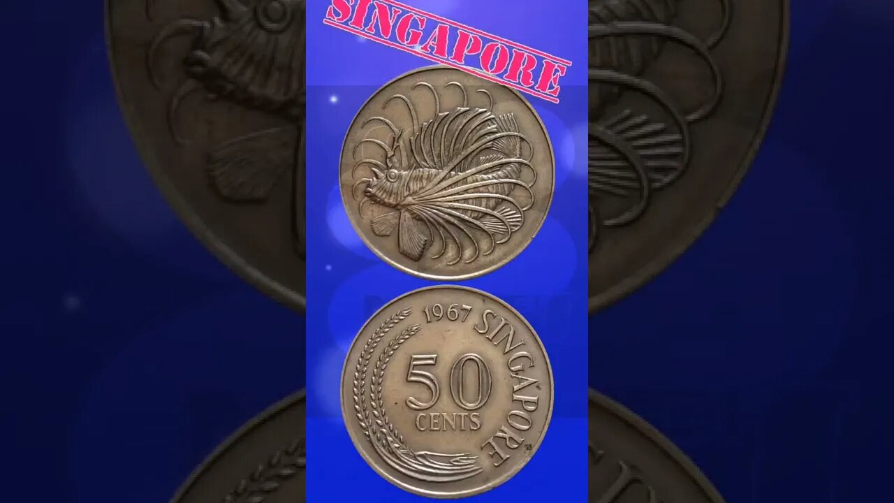 Singapore 50 Cents 1967.#shorts #education #coinnotesz