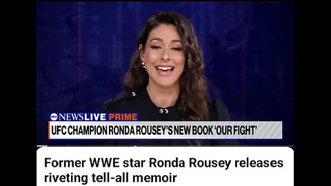 Former WWE star Round Rousey release riveting tel-all memoir.