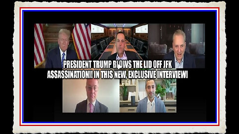 President Trump Blows the Lid Off JFK Assassination! In This New, Exclusive Interview!