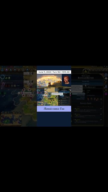 Daily Civ6 - TURN 162 - JUST PASSING BY... AD!