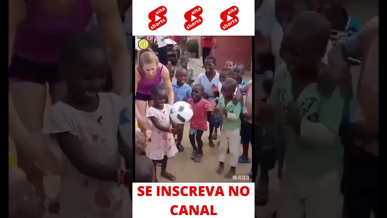 Futebol, a alegria das crianças #shorts