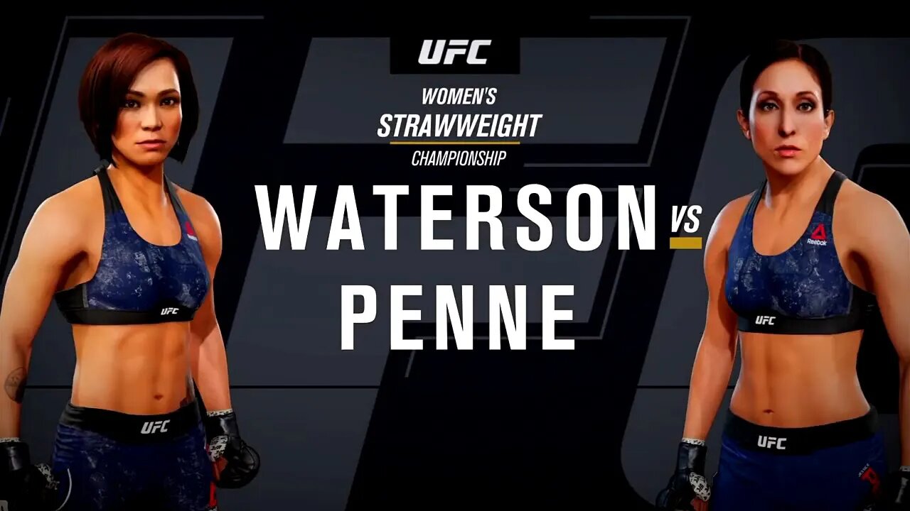 EA Sports UFC 3 Gameplay Jessica Penne vs Michelle Waterson