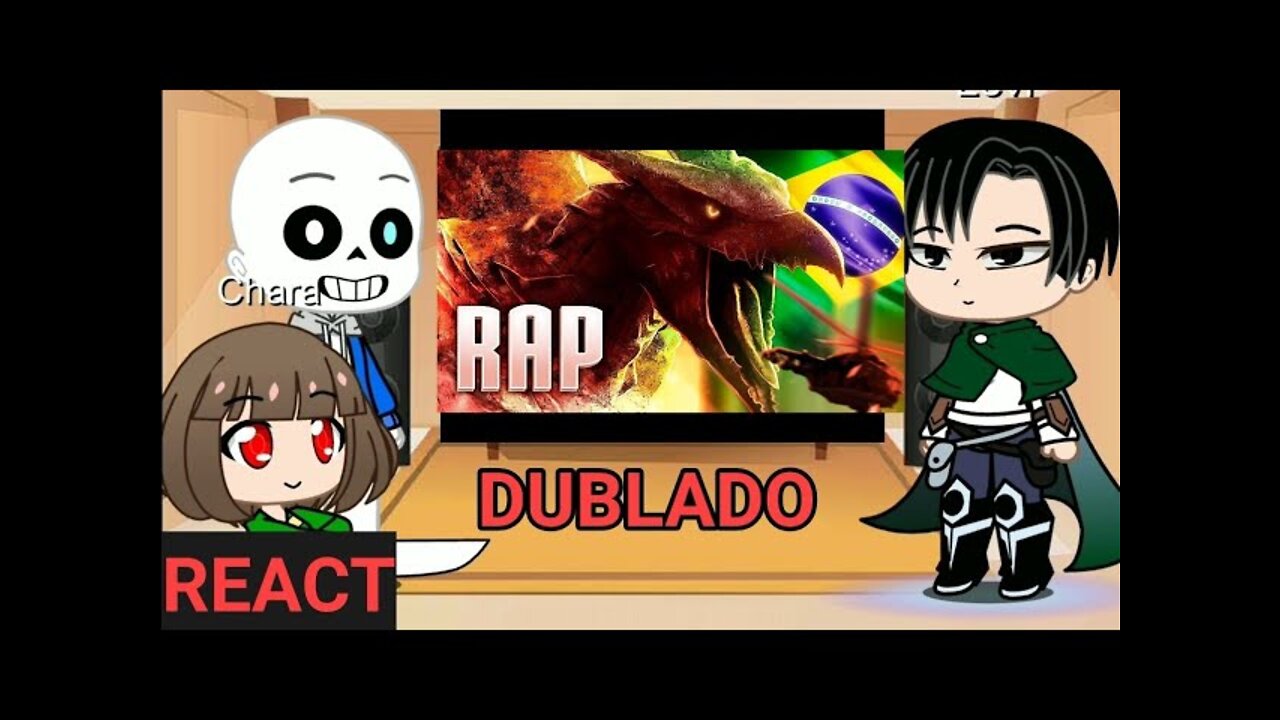 Sans e Levi REACT ao Rap do Rodan #React do Rodan