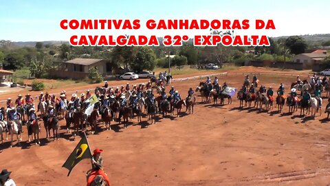 Confira quem são as comintivas ganhadoras da Cavalgada da 32º Expoalta 2022