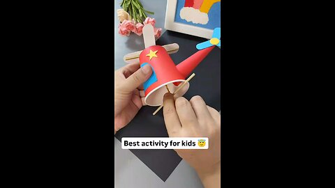 DIY paper cup making toy